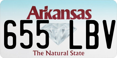 AR license plate 655LBV