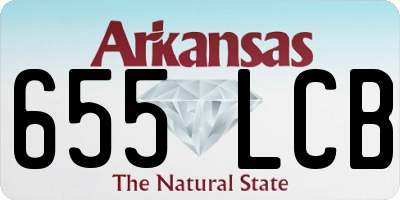 AR license plate 655LCB