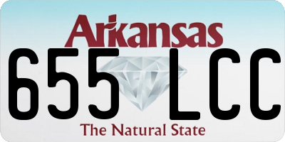 AR license plate 655LCC