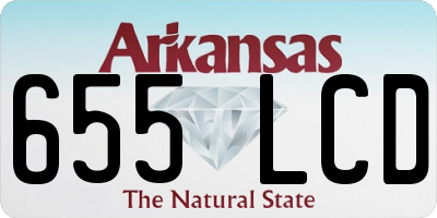 AR license plate 655LCD