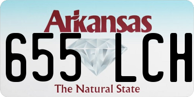 AR license plate 655LCH