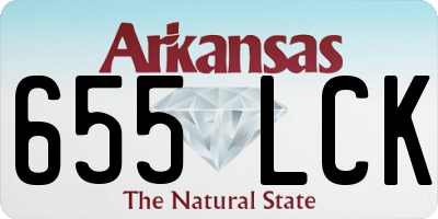 AR license plate 655LCK