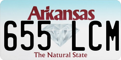 AR license plate 655LCM
