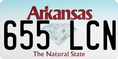 AR license plate 655LCN