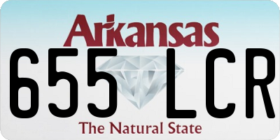 AR license plate 655LCR