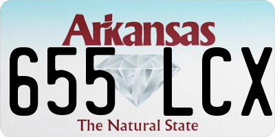 AR license plate 655LCX