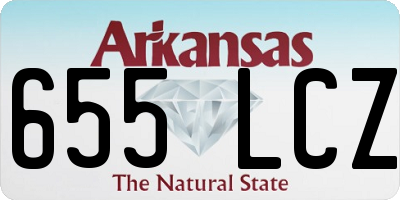 AR license plate 655LCZ