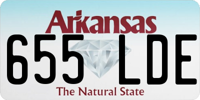 AR license plate 655LDE