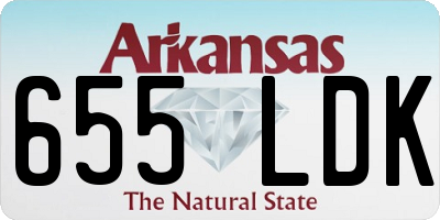 AR license plate 655LDK