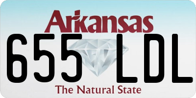 AR license plate 655LDL