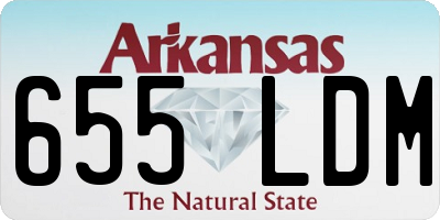 AR license plate 655LDM