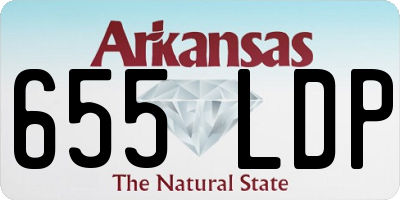 AR license plate 655LDP