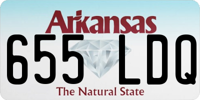 AR license plate 655LDQ