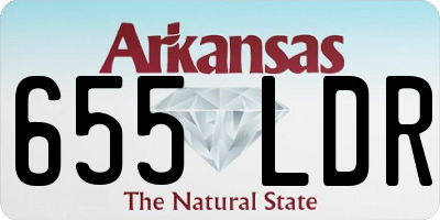 AR license plate 655LDR