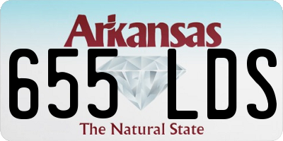 AR license plate 655LDS