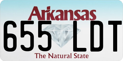 AR license plate 655LDT