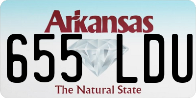 AR license plate 655LDU