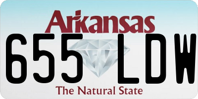 AR license plate 655LDW