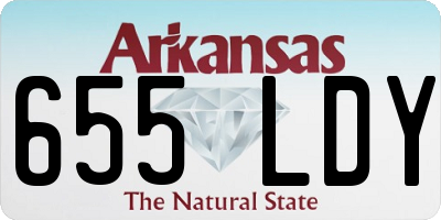 AR license plate 655LDY