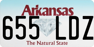 AR license plate 655LDZ