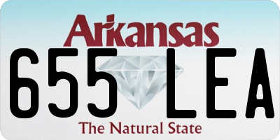 AR license plate 655LEA