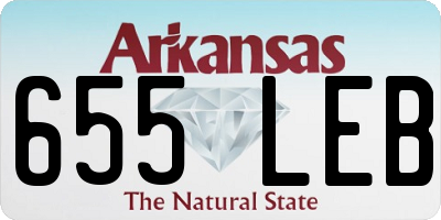 AR license plate 655LEB