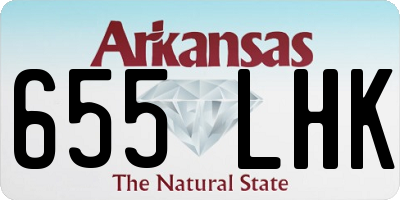 AR license plate 655LHK