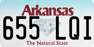 AR license plate 655LQI