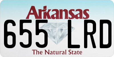 AR license plate 655LRD