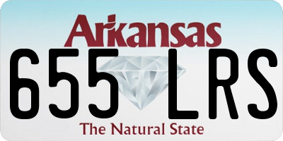 AR license plate 655LRS