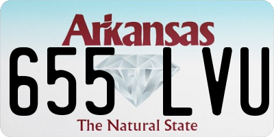 AR license plate 655LVU