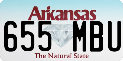 AR license plate 655MBU