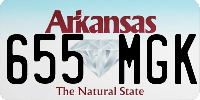 AR license plate 655MGK