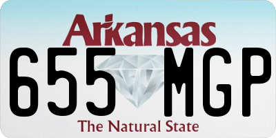 AR license plate 655MGP