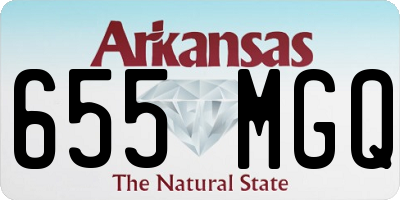 AR license plate 655MGQ