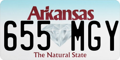 AR license plate 655MGY