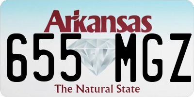 AR license plate 655MGZ