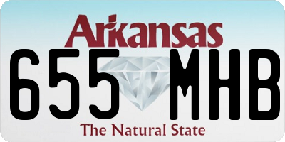 AR license plate 655MHB