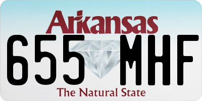 AR license plate 655MHF
