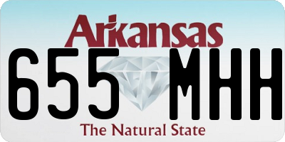 AR license plate 655MHH
