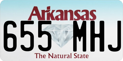 AR license plate 655MHJ
