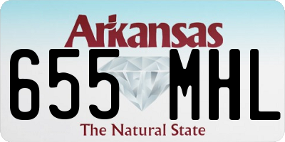 AR license plate 655MHL