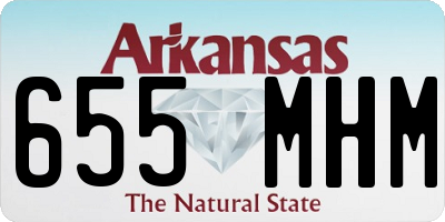 AR license plate 655MHM