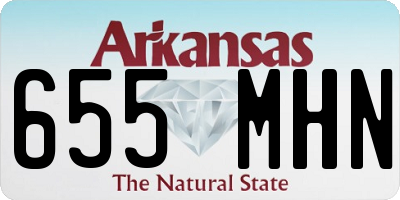AR license plate 655MHN