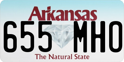 AR license plate 655MHO