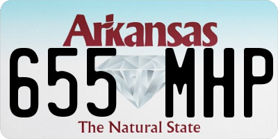 AR license plate 655MHP