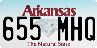 AR license plate 655MHQ