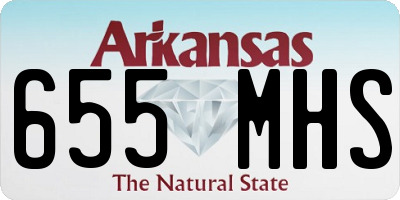 AR license plate 655MHS