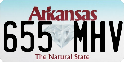 AR license plate 655MHV