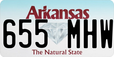 AR license plate 655MHW